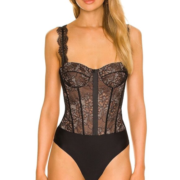 Cami NYC Sean Lace Bodysuit in Black Size XS - Picture 1 of 5